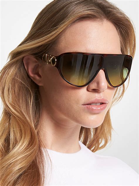 michael kors empire shield sunglasses|Michael Kors MK2194 Empire Shield M (69 .